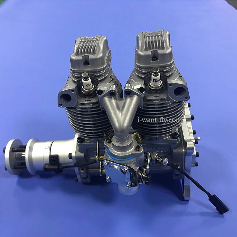 GF60i2 Linear Double Cylinder 4-Stroke Air-Cooled Gasoline Engine rc engine 2