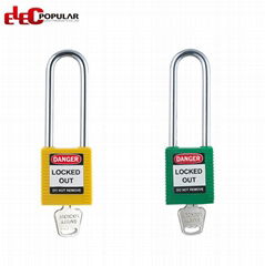 76mm Stainless Steel Shackle Safety Padlocks EP-8551~EP-8554  ABS Safety Padlock