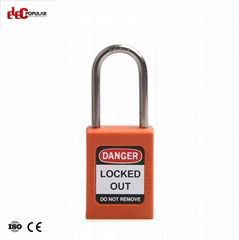 38mm Stainless Steel Shackle Slim Padlocks EP-8521N~EP-8524N  ABS Safety Padlock