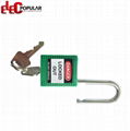 38mm Stainless Steel Shackle Safety Padlocks EP-8521~EP-8524  ABS Safety Padlock 1