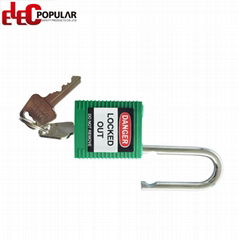 38mm Stainless Steel Shackle Safety Padlocks EP-8521~EP-8524  ABS Safety Padlock