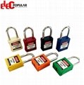 38mm Stainless Steel Shackle Safety Padlocks EP-8521~EP-8524  ABS Safety Padlock 3