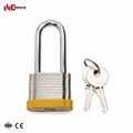 51mm Laminated Steel Shackle Safety Padlocks EP-8563   Metal Body Padlock