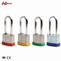 51mm Laminated Steel Shackle Safety Padlocks EP-8563   Metal Body Padlock 4