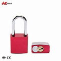 38mm Aluminum Steel Shackle Safety Padlocks EP-8521A  Metal Body Padlock 3