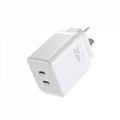 35w GaN 2 USB-C mini charger CCC, SAA, CE for iphone 2