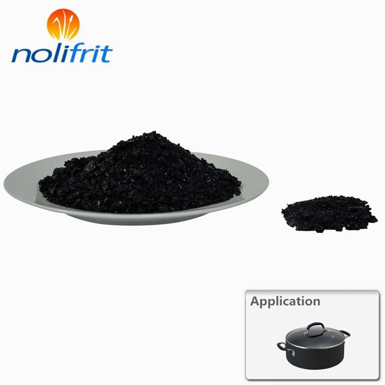 Ground coat enamel frit 2301B acid resistant black frit porcelain enamel coated 2