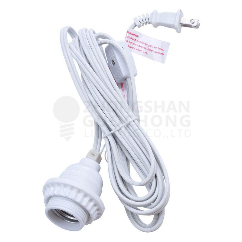 15FT SINGLE SOCKET COMMERCIAL GRADE PENDANT LIGHT LAMP CORD 2