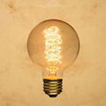 40-WATT INCANDESCENT G80 GLOBE VINTAGE