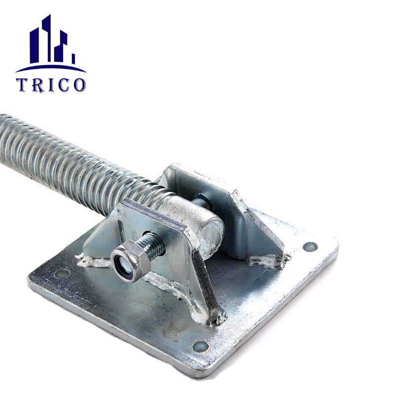 Steel Prop Swivel Jack Base scaffolding parts ledger blade