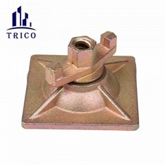 Square Plate fix anchor nut for Formwork tie rod