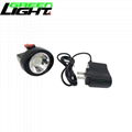 Cordless led headlights for small mines 2