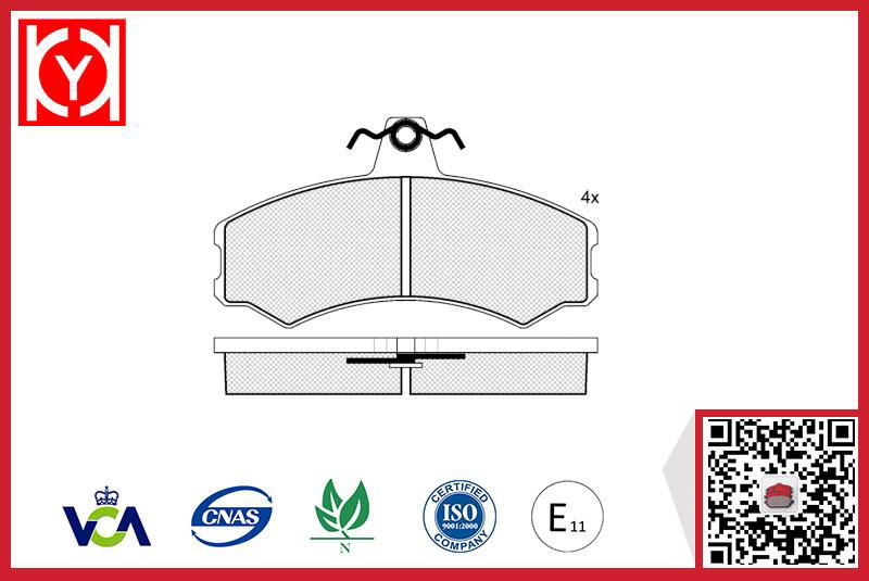 LAND ROVER brake pad