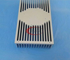 Customized anodized extruded aluminium heat sink led round