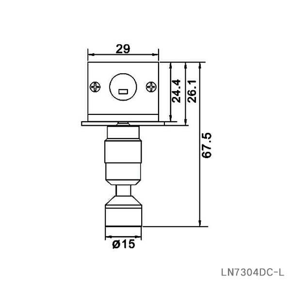 Aluminum DC12V Recessed 5W LED under Cabinet Spotlight Lamp 4