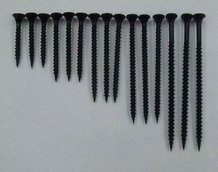 Black Carbon Steel Flat Head Drywall Screw Wood Screw 