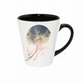 SM001-Inner color & color handle sublimation mug-12OZ