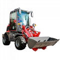 China construction machinery mini small wheel loader 0.8T 800kg 8 ton front end 1