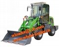 China construction machinery mini small wheel loader 0.8T 800kg 8 ton front end 4