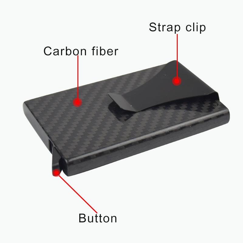 Carbon fiber card holder 2