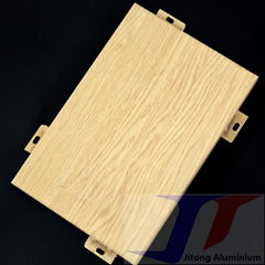 Aluminum Curtain Wall Single Solid Panels for aluminum facade cladding