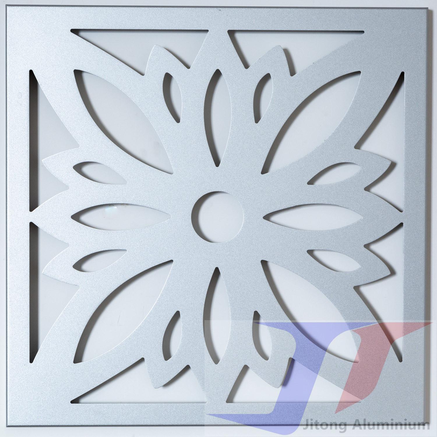 Exterior Wall Cladding Panel Aluminum Solid Punched Perforated Screen Panel 2