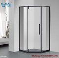 SUS304 shower enclosure shower room black color diamond shape