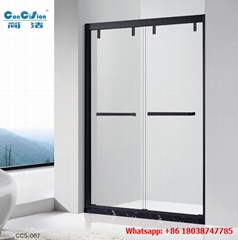 SUS304 Shower door shower screen shower enclosure shower room in black color