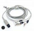 6Pin Veterinary 3-leads ECG cable Vet  1