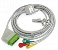 Nihon Kohden ECG Cable 3leads Snap 12pin