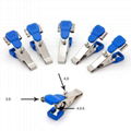 5 pcs Universal Veterinary ECG EKG Alligator Electrode Clip Snap 1