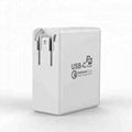 30W QC3.0 USB PD quick charger for ios android