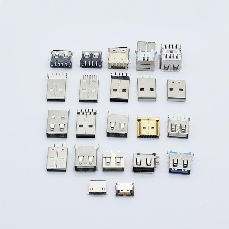 Right Angle USB A type 3.0 connector DIP terminal USB connector 4