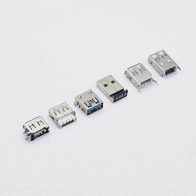 Right Angle USB A type 3.0 connector DIP terminal USB connector 5