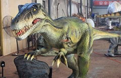 medium size animatronic dinosaur with