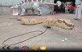 huge real like animatronic snake boa