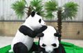 life size realistic animatronic panda