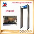 Hot Sale 18 Zones Walk Through Metal Detector for Security Inspection
