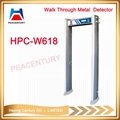 IP68 Waterproof HPC-W618 Zone Infrared Door Frame Archway Walk Through Metal Det