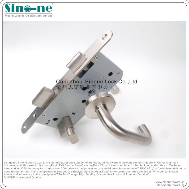 Euro standard fire rated SS304 Mortise lock  3