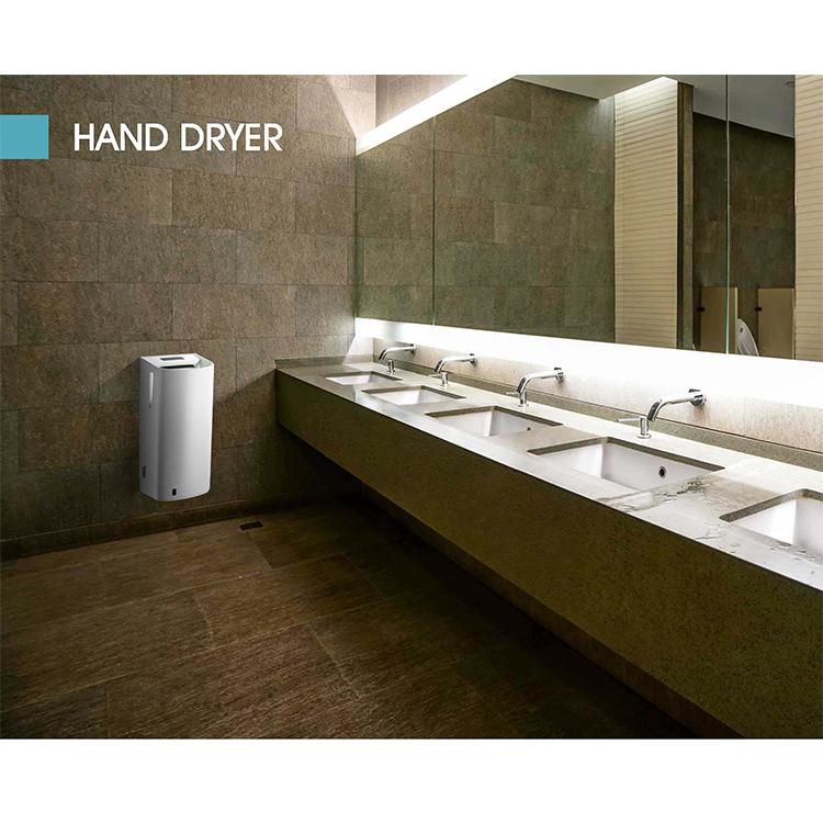 Contemporary Sanitary Ware Washroom Automatic Hand Dryer with Auto cut