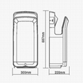 Toilet Auto-Induction Hand Drying device Waterproof IPX4 2