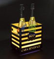 2 Bottles Champagne LED Ice Bucket with Bars 1