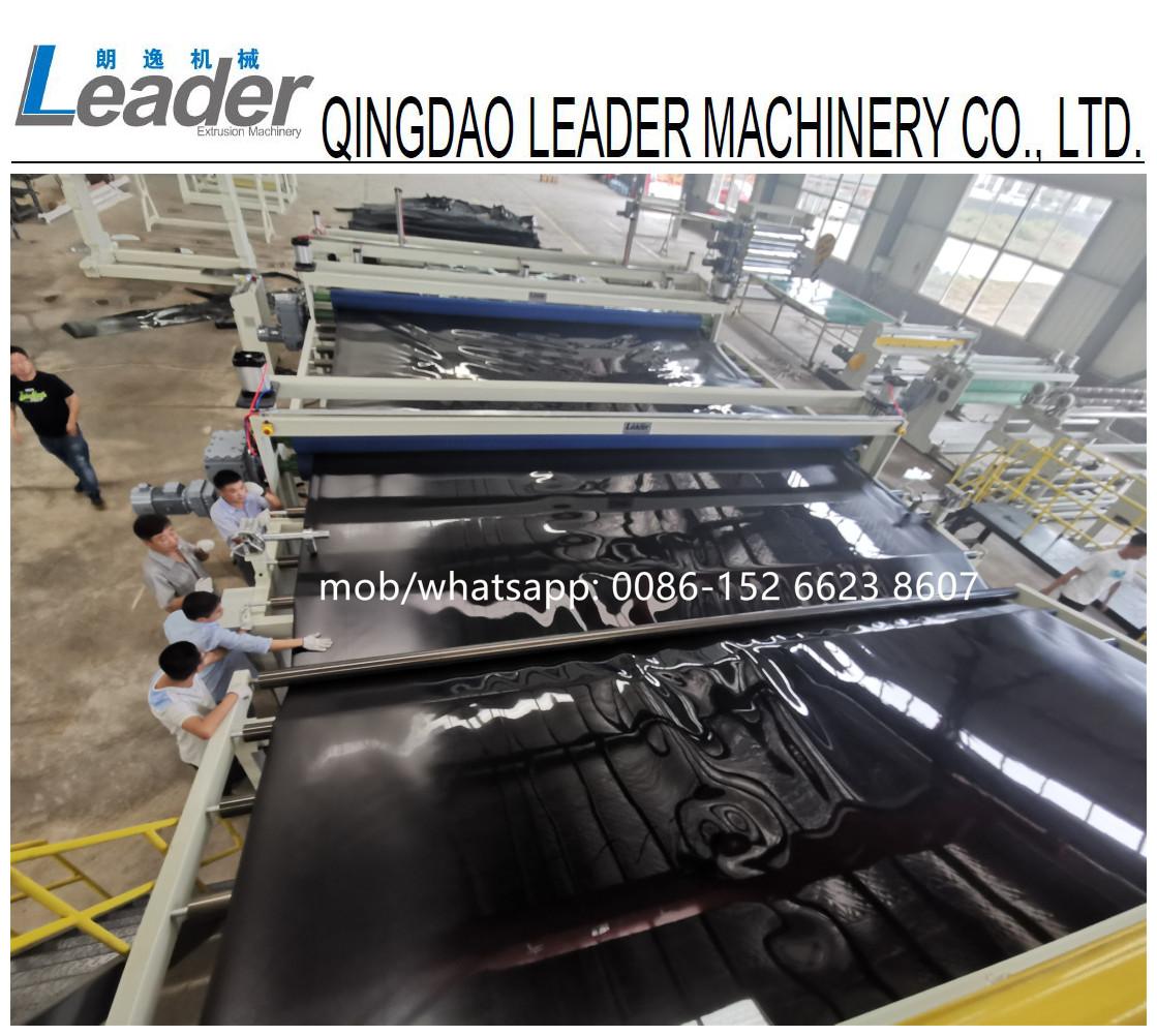 6M width PE HDPE geomembrane waterproof sheets extrusion line  4