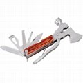 Outdoor Survival Folding Stainless Steel Multi Trekking Tools With AX 