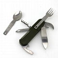 Multi Portable Folding Fork Spoon Knife