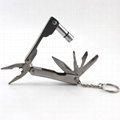 10 in one Multifunctional camping knife outdoor survival folding tools pliers