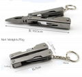 10 in one Multifunctional camping knife outdoor survival folding tools pliers 4