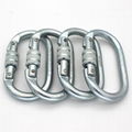 Professional Rock Climbing Main Lock Mountaineering Buckle Safety Hook 3