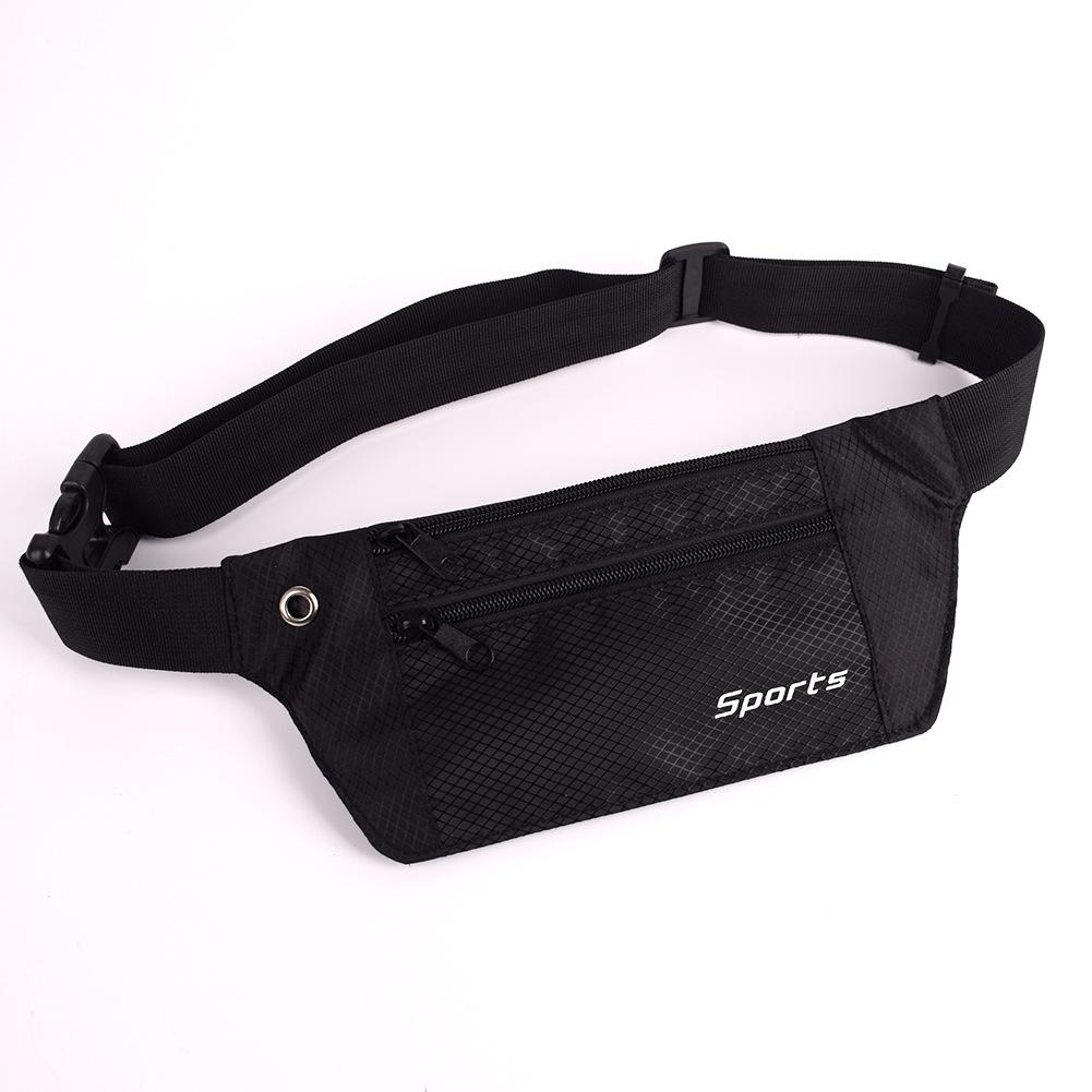 New Outdoor Running Waistpack Waterproof Sport Waist Bag With Headphone Hole